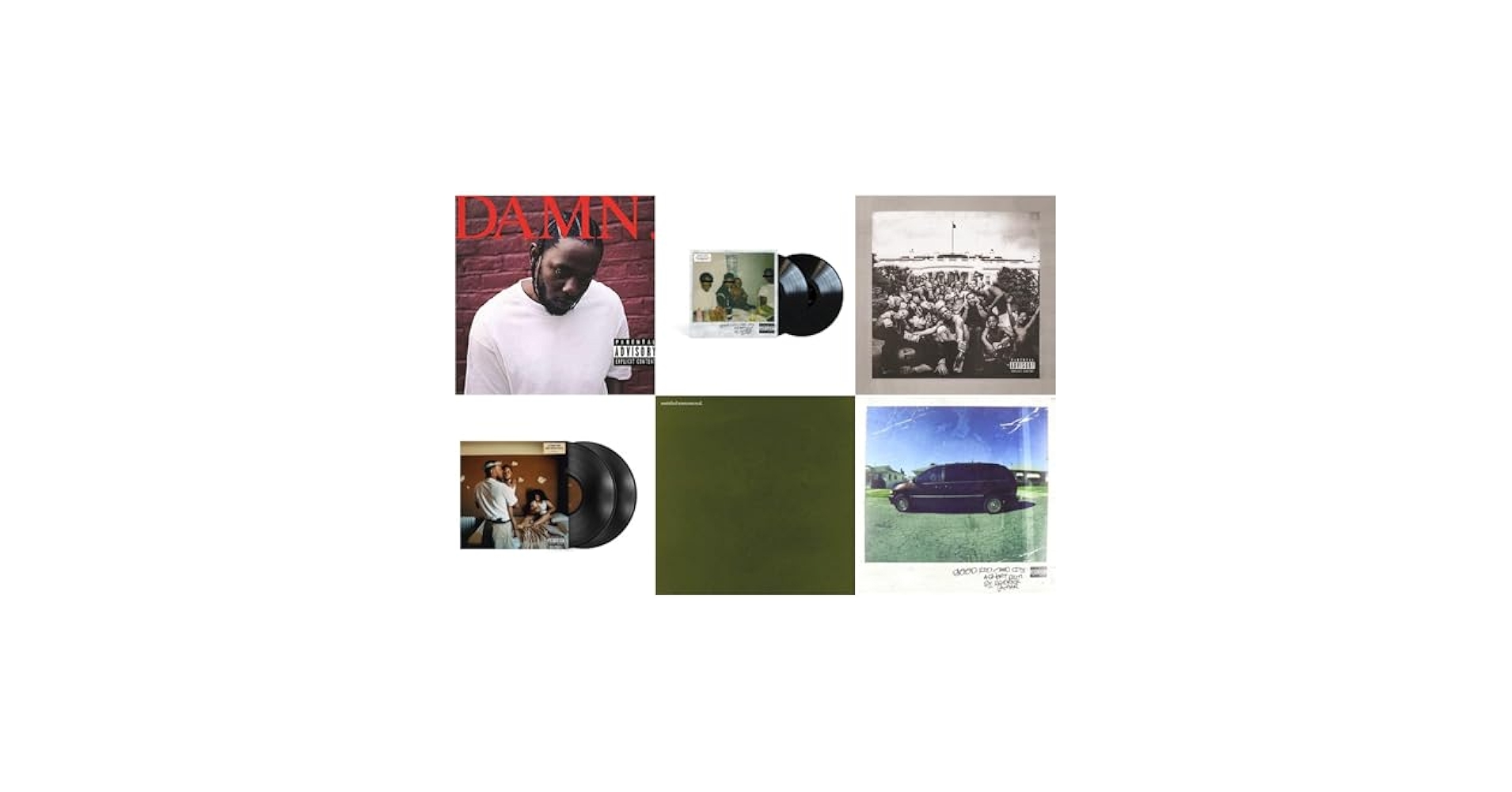 Amazon.com: Damn. (X) (2LP/180G) & Good Kid, M.A.A.D City (X